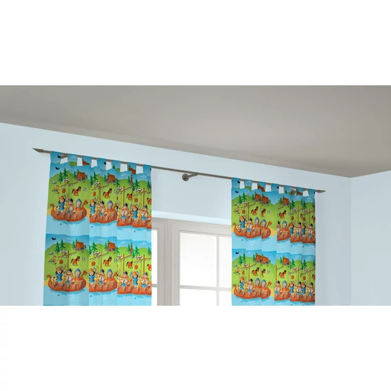 Viking mintás dimout függöny - 150 cm